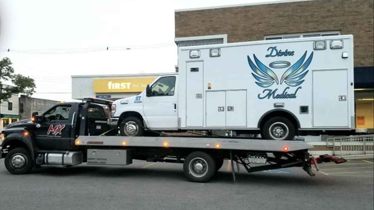 Delivery Truck Towing